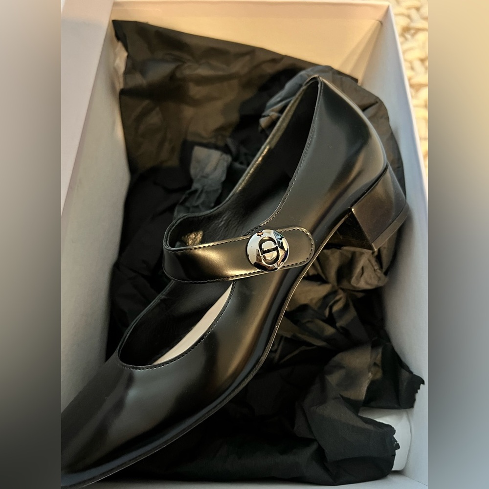 DIOR LEATHER BALLET FLATS